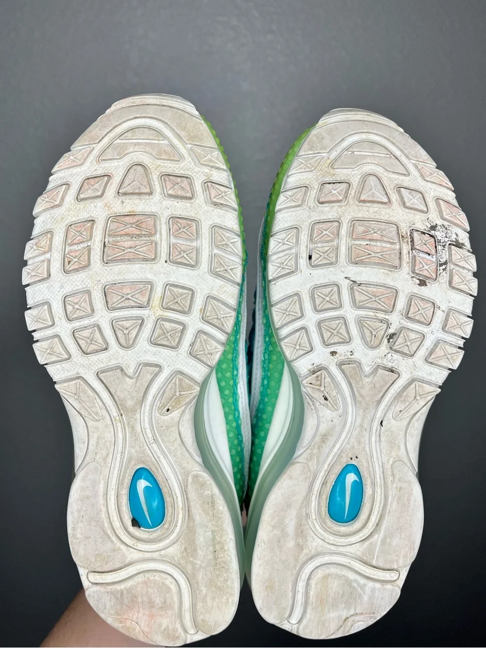 Nike Air Max 98 SE Bubble Pack Aqua Green White Shoes CI7379-300 Womens Size 7.5